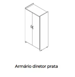 Armário diretor - Linha Prata